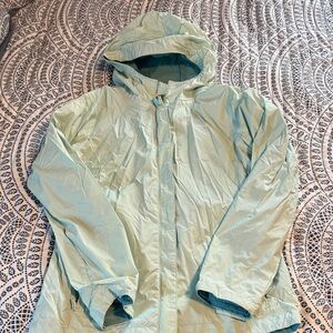 Columbia Light Green Kids Raincoat